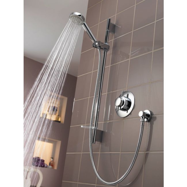 Concealed vs Exposed Showers - The Pros and Cons concealed shower on tiled wall