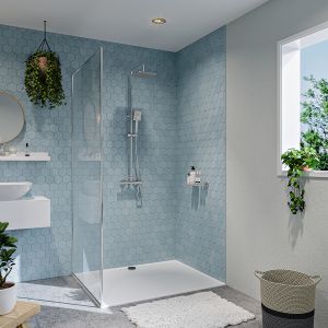 Square Dual Outlet Mixer Shower